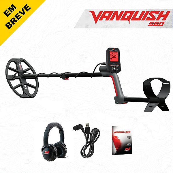 Vanquish 560 Detector de Metais a Prova dagua Minelab