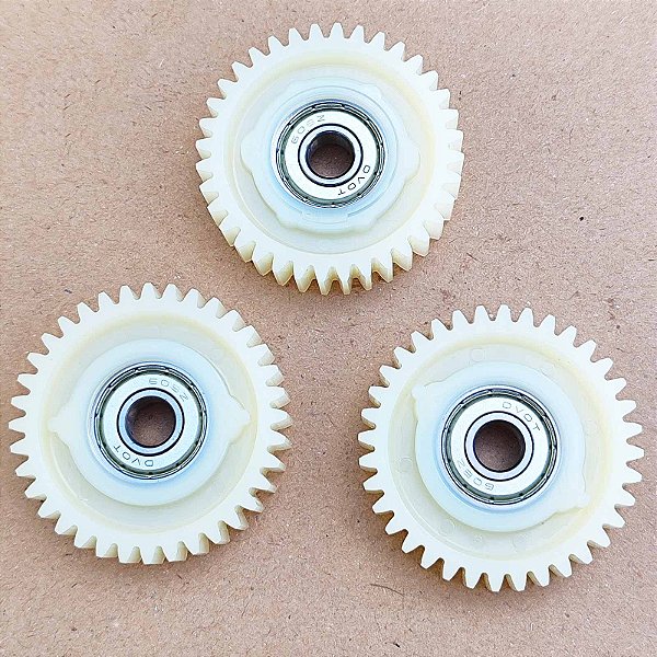 Engrenagem Para motores 350w 500w Redução nilon conjunto 3 uni Peça de reposição