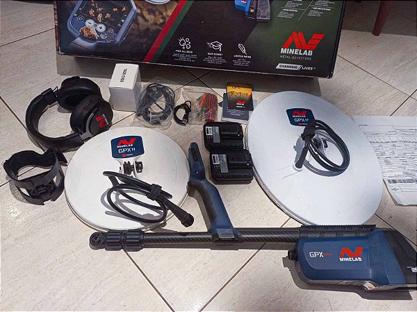 GPX 6000 Seminovo Detector de Metal Profissional Garimpo de Pepitas