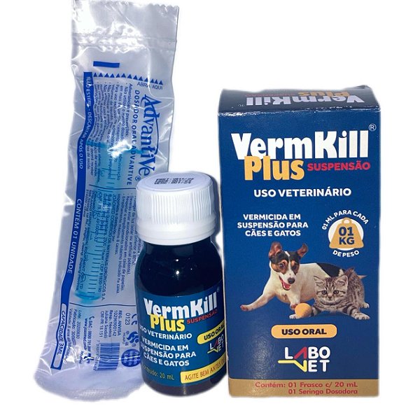 Vermkill Suspensao Plus 20 Ml