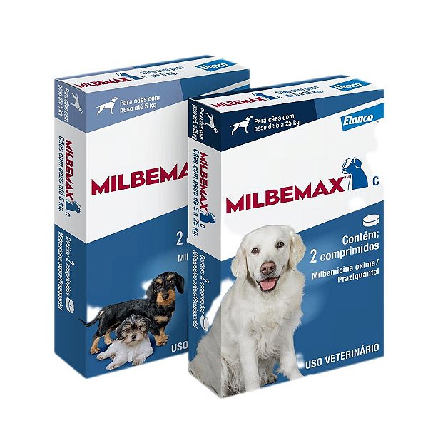 Milbemax Caes 5 a 25kg 2 Comp. 12,5 / 125