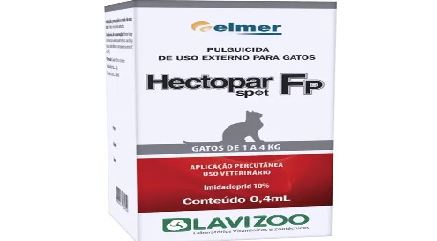 Hectopar Spot Fp 0,4ml - Ate 4kg