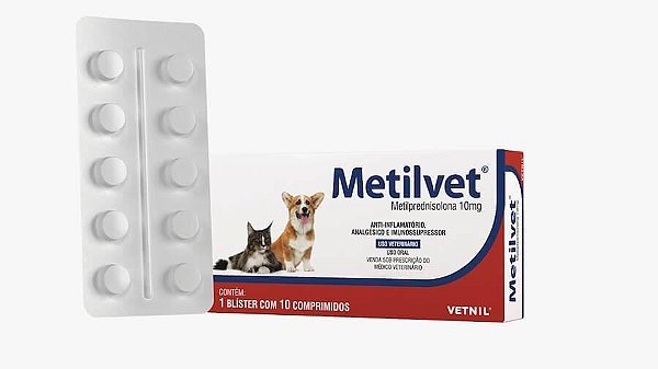 Metilvet 10mg 10cp Vetnil