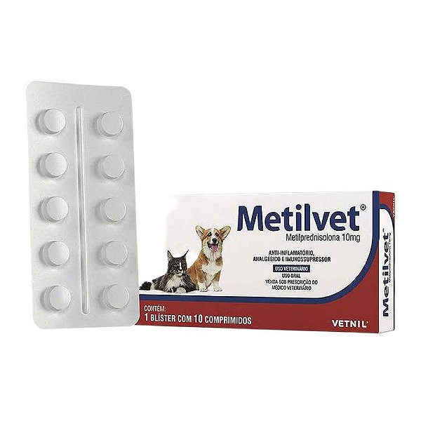 Metilvet 5mg 10cp Vetnil