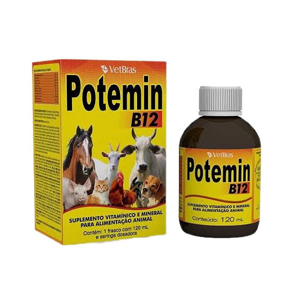 Potemin B12 120ml Oral Vetbras