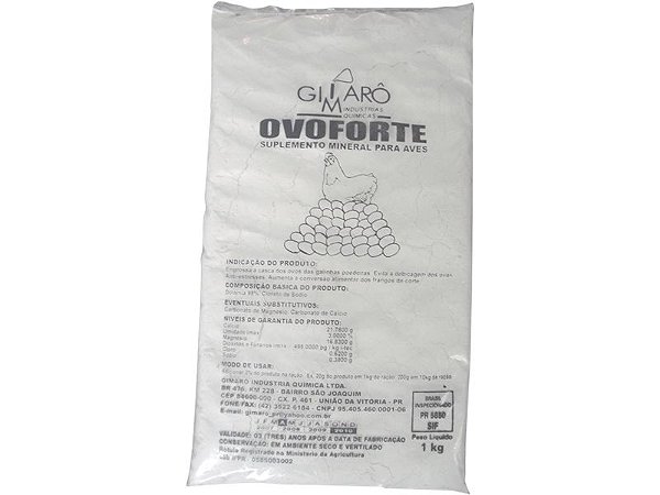Ovoforte 1 Kg Suplem Miner Aves