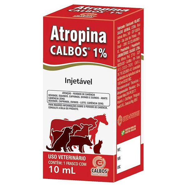 Atropina 1% 10 Ml Calbos