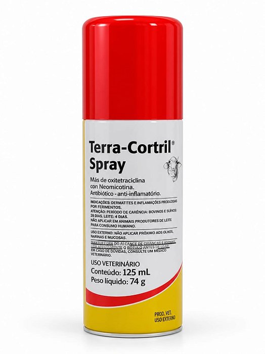 Terra-Cortril Spray 125 Ml - Zoetis