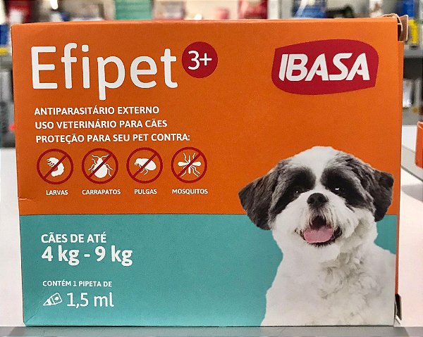 Efipet 3+ de 04 a 09kg 1,5ml Ibasa