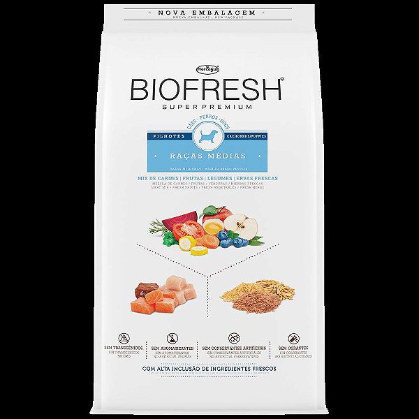 Racao Biofresh Filhote Med 15kg