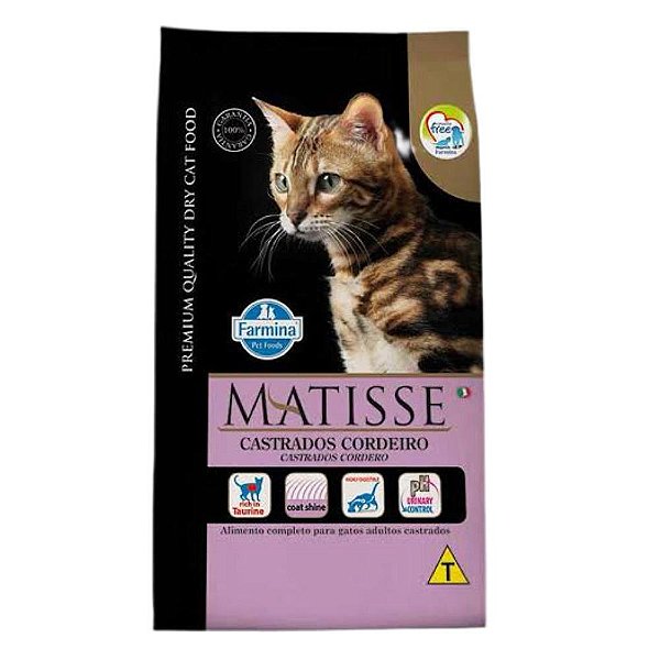 Racao Matisse Castrados Cordeiro 7,5 Kg
