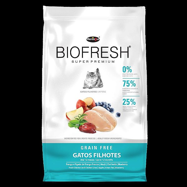 Racao Biofresh Gatos Filhotes Salmao 1,5kg
