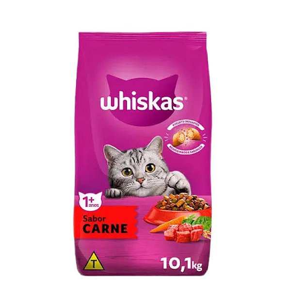 Racao Whiskas Carne 10,1kg