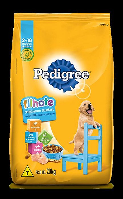 Racao Pedigree Filhote R.M.g 20 Kg