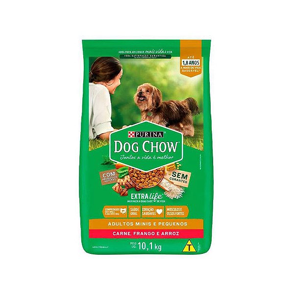 Racao Dog Chow Ad. R. P/m. Carne, Frango e Arroz 10,1kg