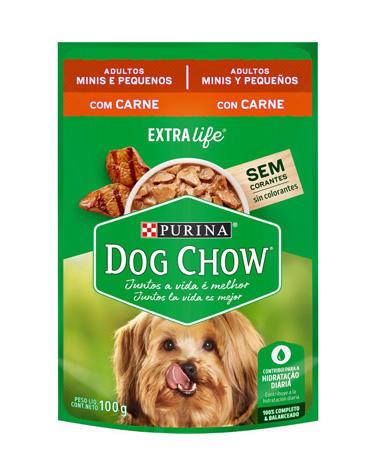 Sache Dog Chow Ad. R. Peq. Mini Carne 100g