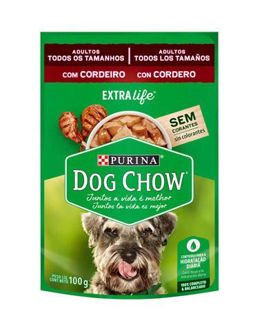 Sache Dog Chow Ad. Todos os Tamanho Cordeiro 100g