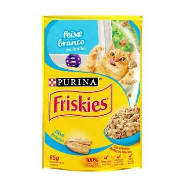 Sache Friskies Peixe Branco ao Molho 85g