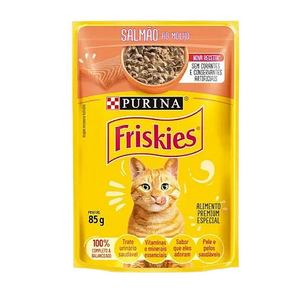Sache Friskies Salmao ao Molho 85g