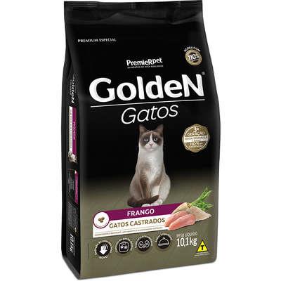 Racao Golden Gatos Castrado Frango 10,1 Kg