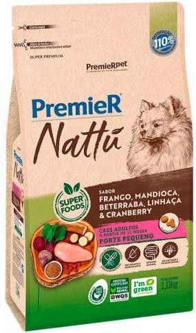 Racao Premier Nattu R.P. Ad. Mandioca 1 Kg