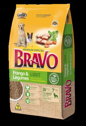 Racao Bravo Ad Frango e Legumes 20kg