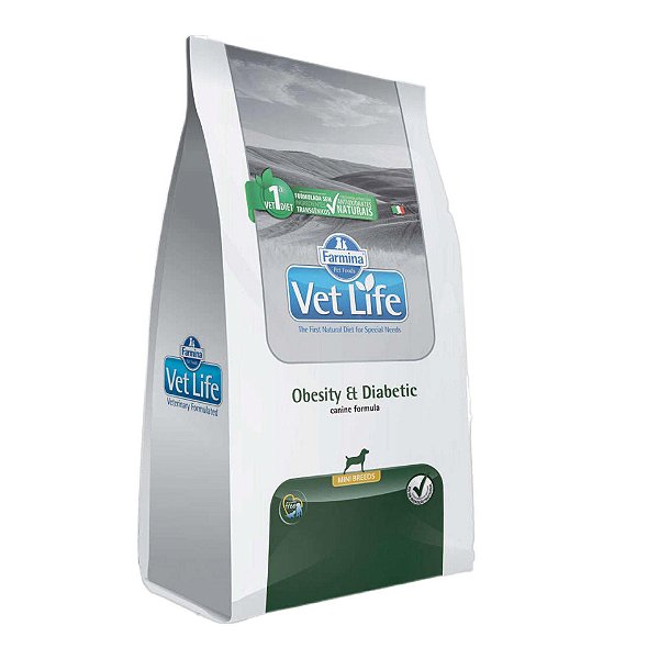 Racao Vet Life Canine Obesity & Diabetic 2 Kg