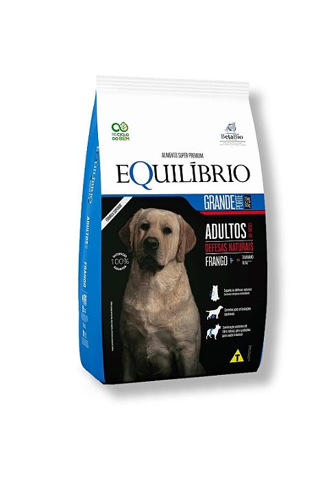 Racao Equilibrio Caes Ad. R. Grande 15 Kg