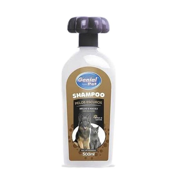 Shampoo Genial Pelos Escuros 500ml Gp102