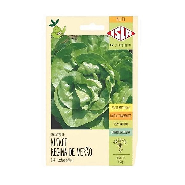 Semente Alface Regina de Verao 1,9g