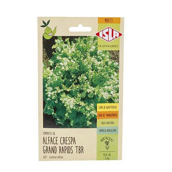 Semente Alface Crespa Gra Ra 1g