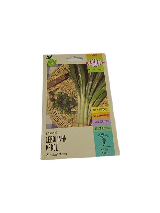 Semente Cebolinha Verde 0,9g