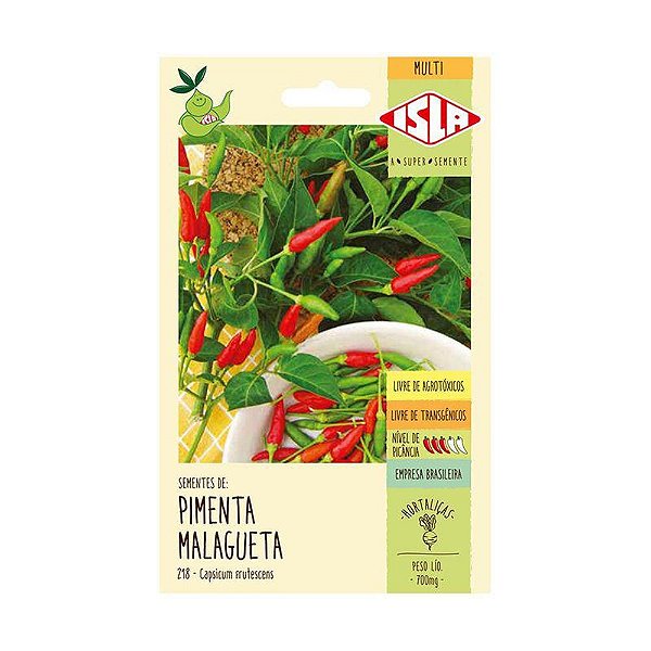 Semente Pimenta Malagueta 0,7g
