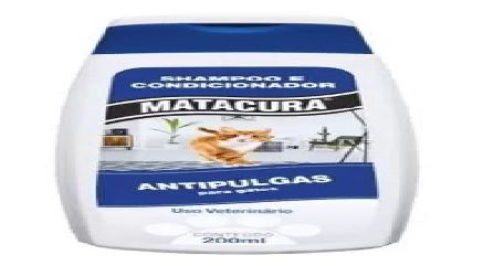 Shampoo e Condicionador Matacura Antipulgas Gatos 200ml M113