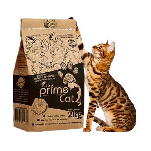 Areia Eco Prime Cat Granulado 2kg