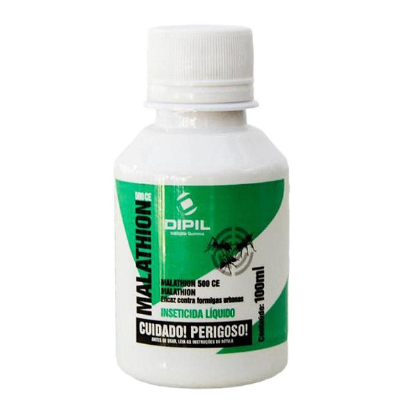 Malathion 500 Ce Inseticida Liquido 100ml - Dipil