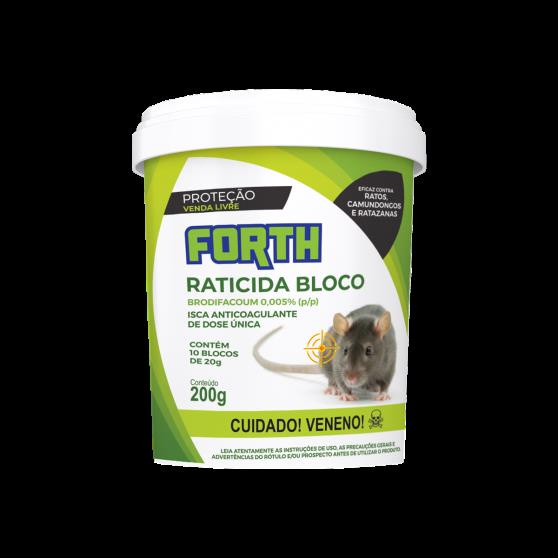 Forth Raticida Bloco 200gr