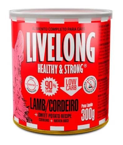 Pate Livelong Caes Cordeiro 300g