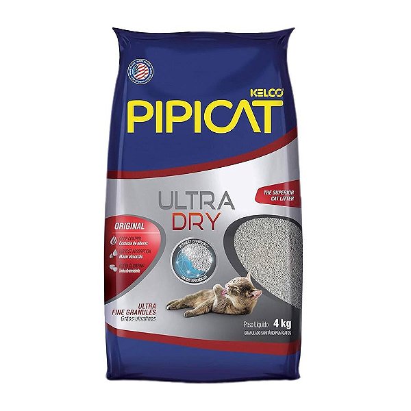 Areia Pipicat Ultra Dry 4kg