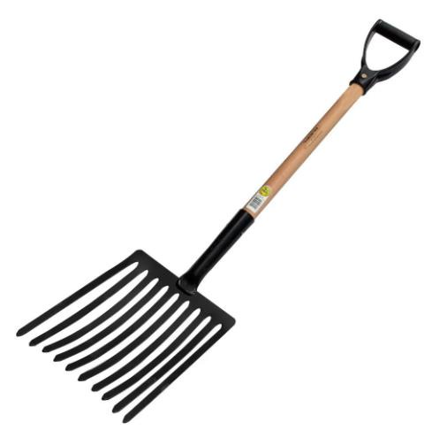 Forcado Para Cascalho 10 Dentes Com Cabo