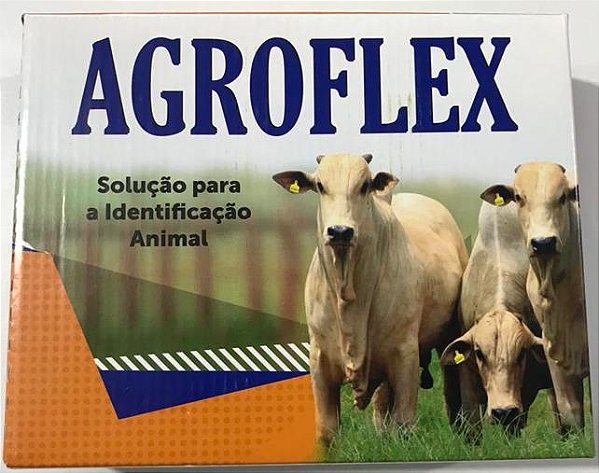 Brinco Ovino Vermelho S/no C/25 Agroflex - Baspan
