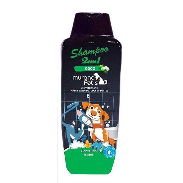 Shampoo/condicionador Murano Pets Coco700ml