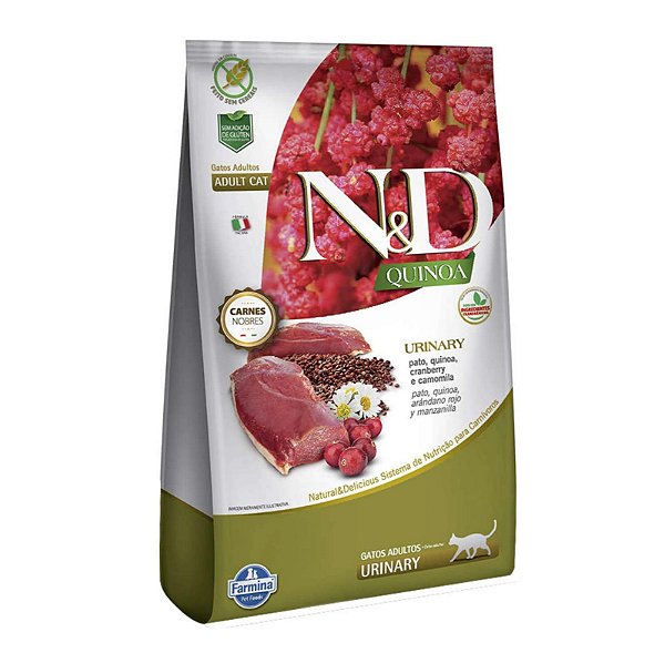Racao Nd Quinoa Feline Adulto Urinary Pato 400g