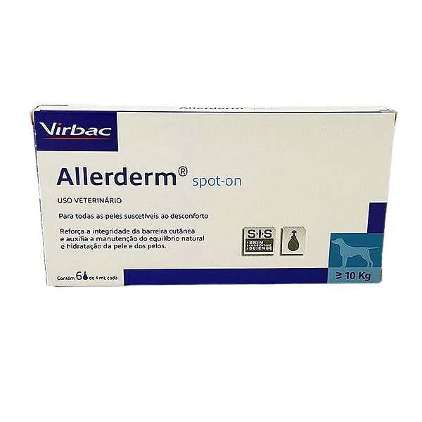 Allerderm Spot On S.I.s 4 Ml 6 Pipetas