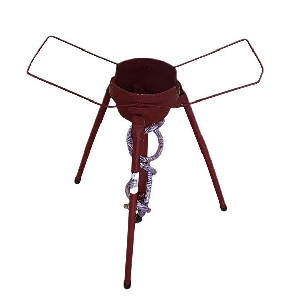 Aquecedor Gas 2 Bocas Peq Metalpec Vermelho