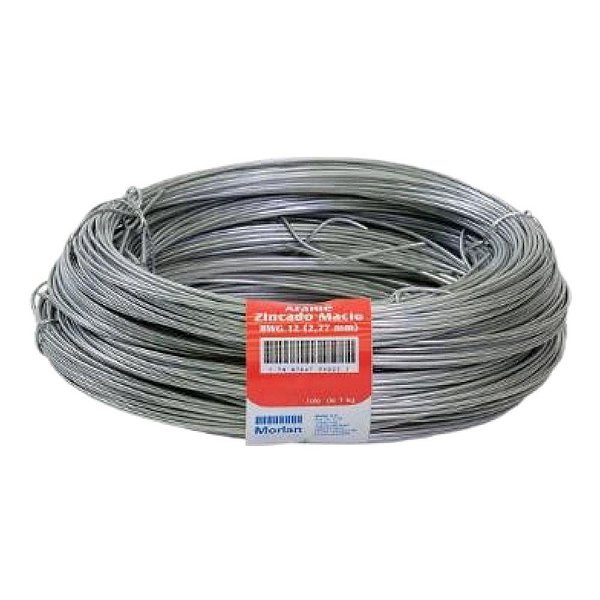 Arame Zincado Macio Bwg 14 2,10mm 1kg