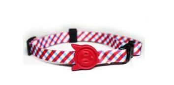 Coleira Cat Xadrez Diversas Cores - Zanella