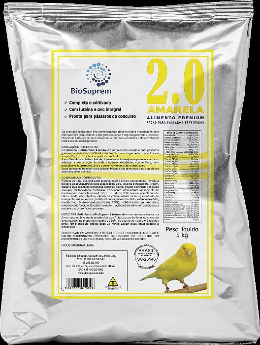 Biosuprem 2.0 Amarela 5kg