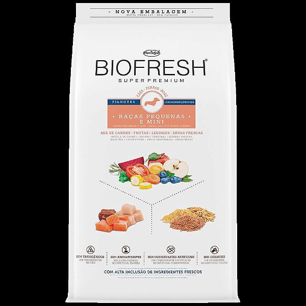 Racao Biofresh Filhote Peq/mini 10,1kg
