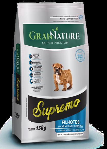 Racao Gran Nature Supremo Filhote M.G. 15kg